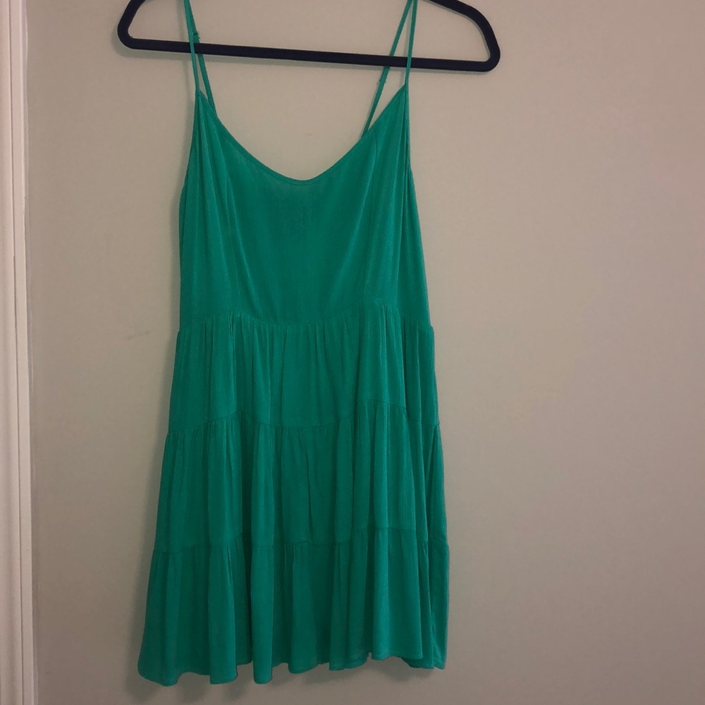 Teal babydoll dress. Size M
